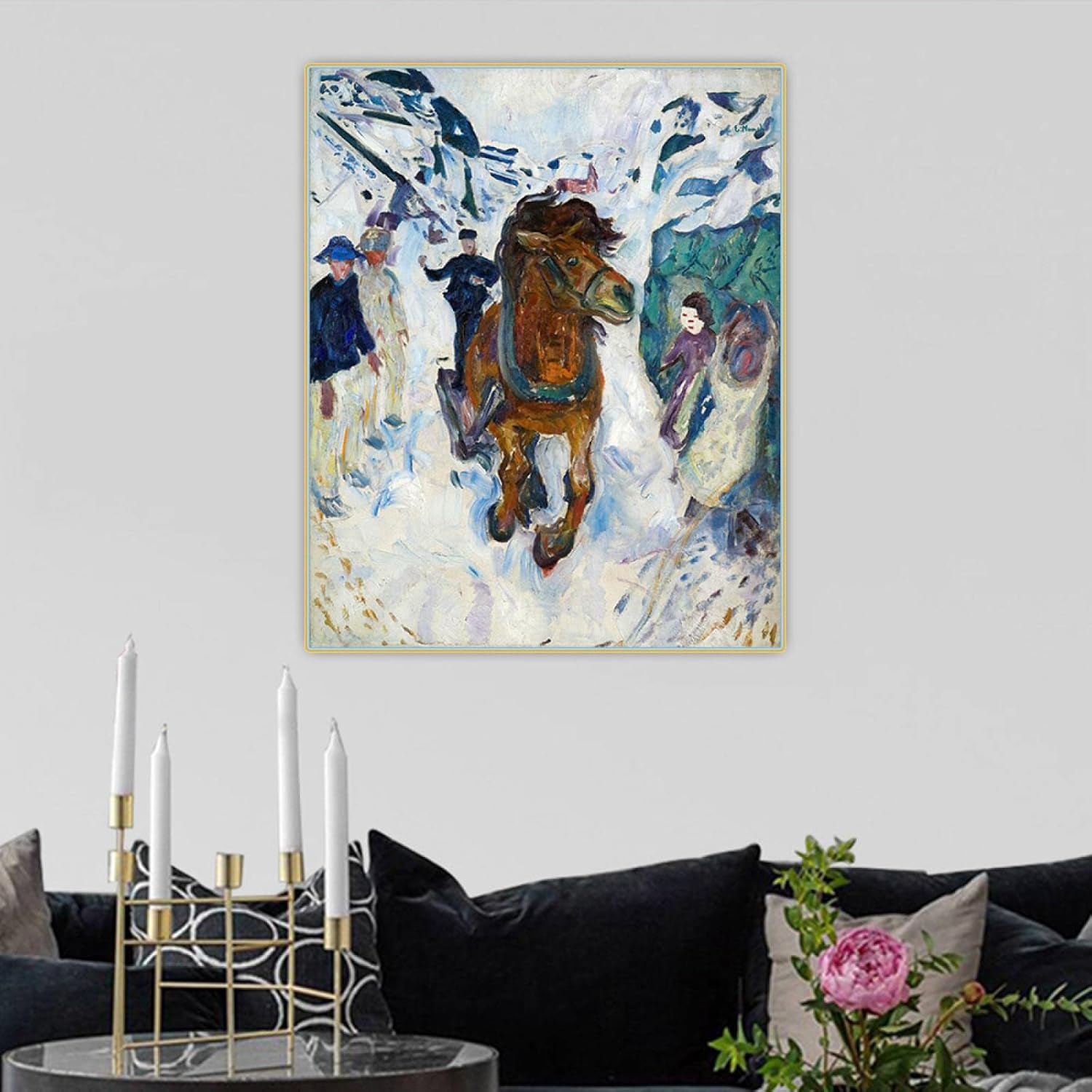 美品 ポール・アイズピリ「ポンヌフ」リトグラフ 直筆サイン入 額縁入